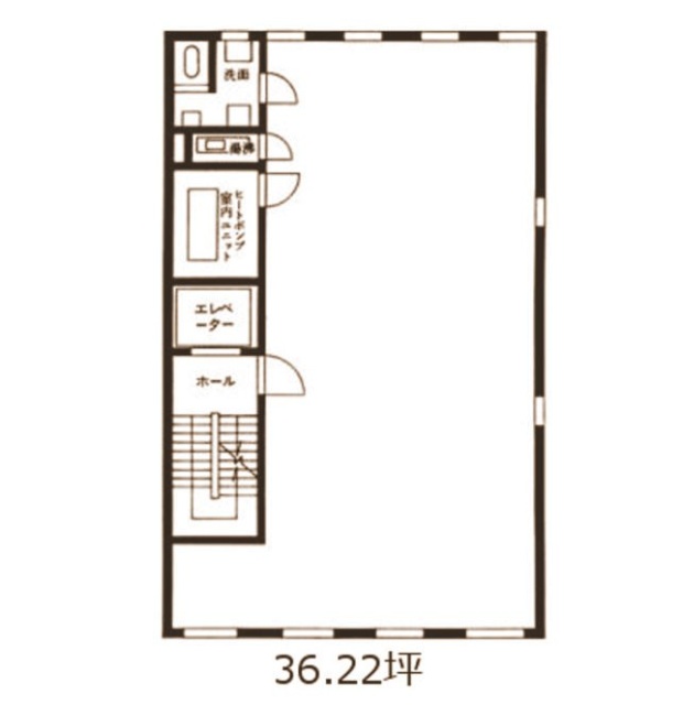 萬産ビル4F 間取り図