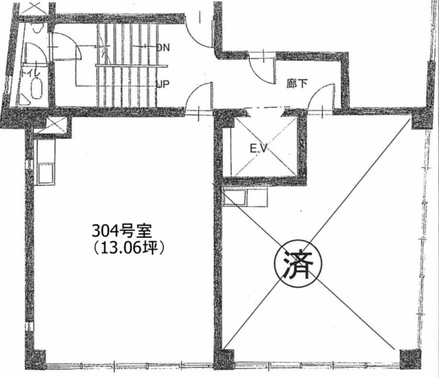 西武会館304 間取り図