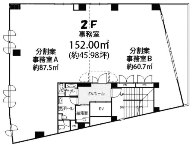 フレール小石川2F 間取り図