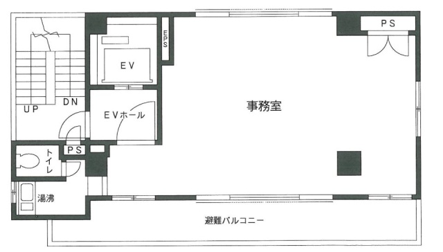 九段北TLビル6F 間取り図