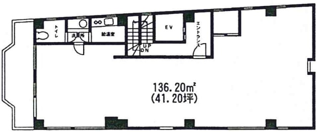 AKIOビル4F 間取り図