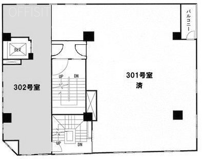 第二東栄ビル302 間取り図