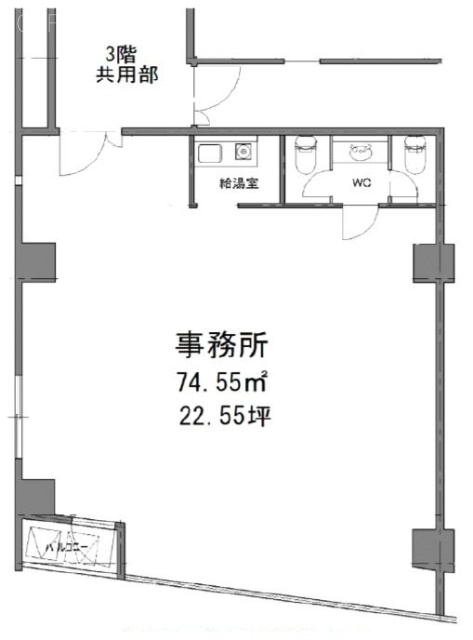 横浜OSビル302 間取り図