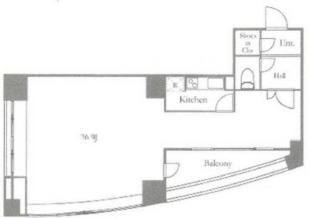 グランプレオ武蔵野201 間取り図