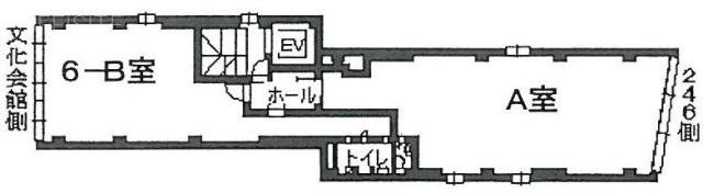 渋谷2丁目(新免)ビルB 間取り図