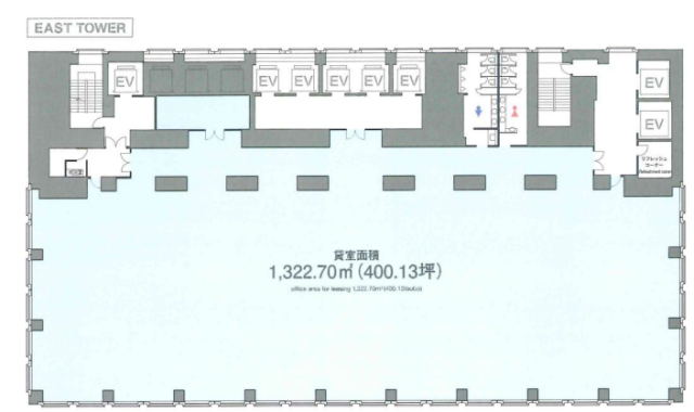 TOC有明イーストタワー10F 間取り図