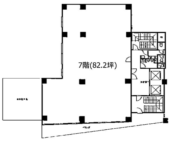 マルコーセンタービル7F 間取り図