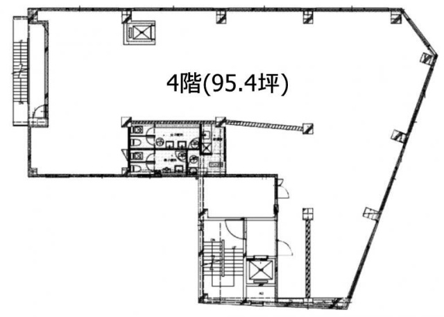 ザ・パークレックス日本橋浜町4F 間取り図