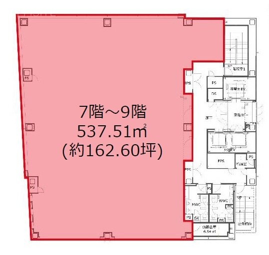 榊󠄀原記念ビルディング7F 間取り図