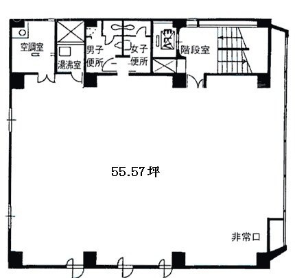 荻野ビル8F 間取り図