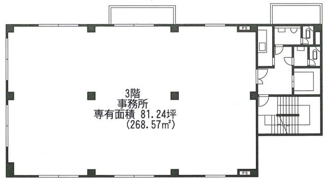 日本パーティビル3F 間取り図