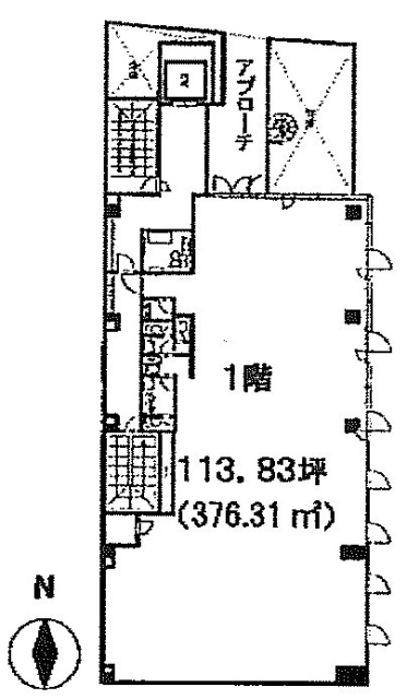 日本綜合地所高輪第2ビル1F 間取り図