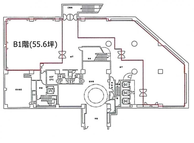 八王子ONビルB1F 間取り図