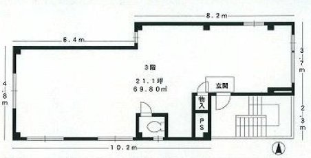 橋本ビル3F 間取り図