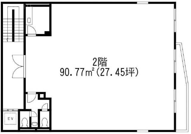 ガーデンフィール中央ビル2F 間取り図