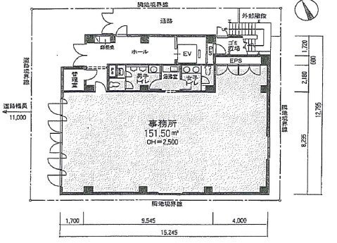 東上野TIビル1F 間取り図