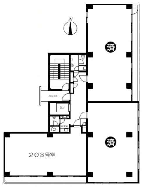 浅草橋ハイツ203 間取り図