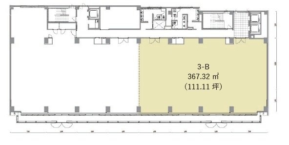 田町スクエアB 間取り図