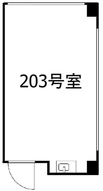 九段下プラレールビル203 間取り図