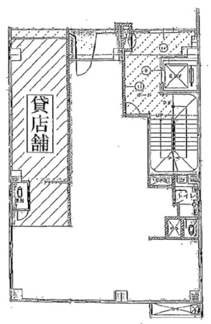 四谷SCビル1F 間取り図