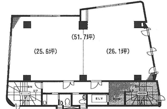 成田ビル5F 間取り図