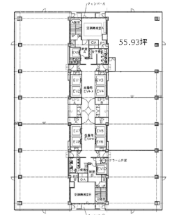 横浜西口KNビル6F 間取り図