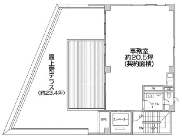 日興高田馬場ビル9F 間取り図