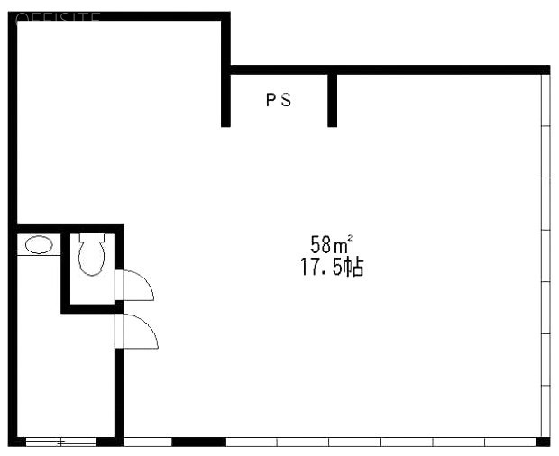 グレイツフルビル1F 間取り図