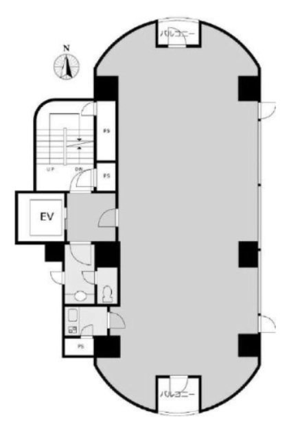 神宮外苑ビル10F 間取り図