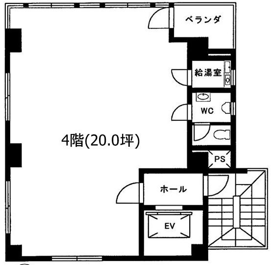 TMビル4F 間取り図