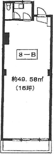 恵比寿フラワーマンションB 間取り図