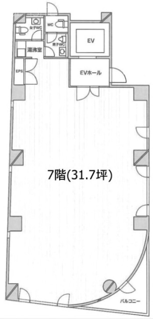 ME新大塚ビル7F 間取り図