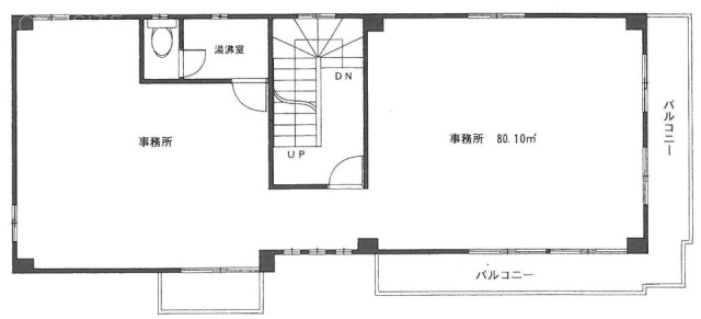 八幡ビル201 間取り図