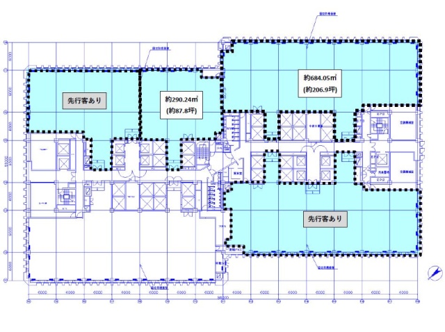 アーク森ビル14F 間取り図