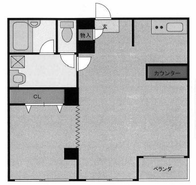グレイス五反田404 間取り図