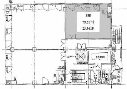 関内駅前マークビル3F 間取り図