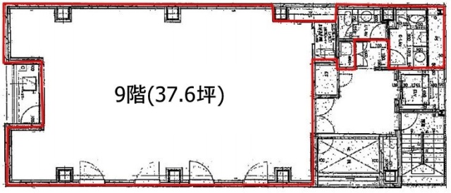栄信ビル9F 間取り図