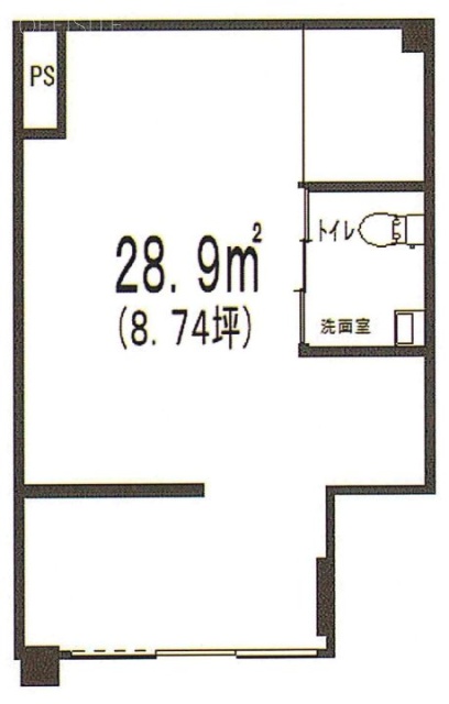セキハウス松戸参号館ビル1F 間取り図