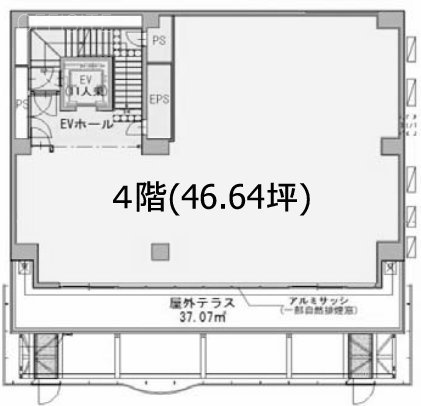 POKKEビル4F 間取り図