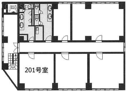 蒲田新生ビル201 間取り図