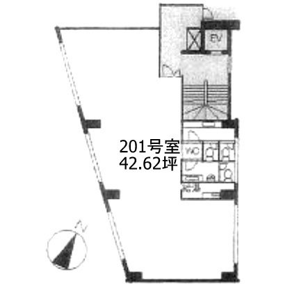 TOKYO CENTRAL SHIBUYA201 間取り図