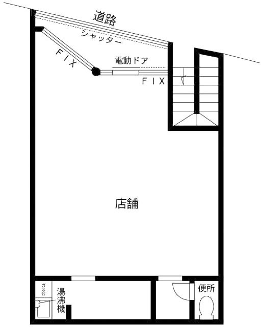 石川ビル1F 間取り図