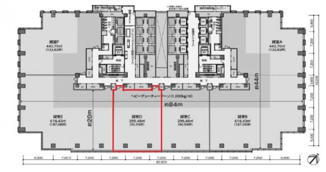 みなとみらいグランドセントラルタワーD 間取り図