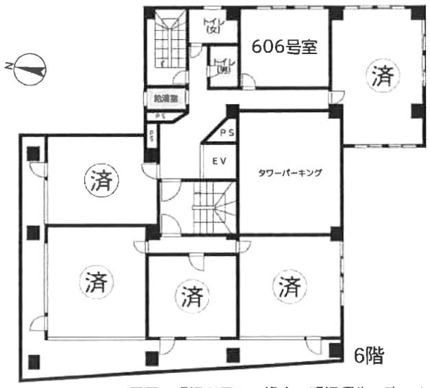 大同ビル606 間取り図