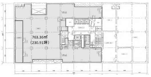 兜町第1平和ビルB1F 間取り図