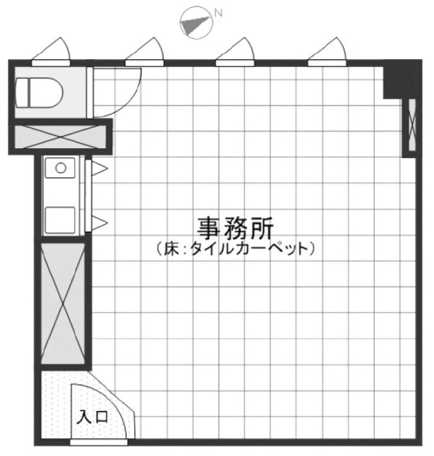 イーストヒル町屋212 間取り図