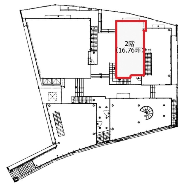 b-town JINGUMAE2F 間取り図