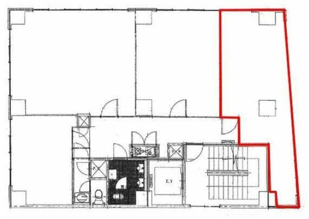 品川ステーションビルA 間取り図