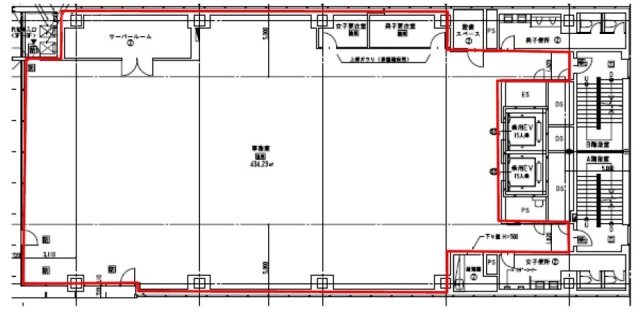 新横浜SHビル5F 間取り図