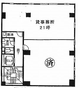 石田ビル4F 間取り図